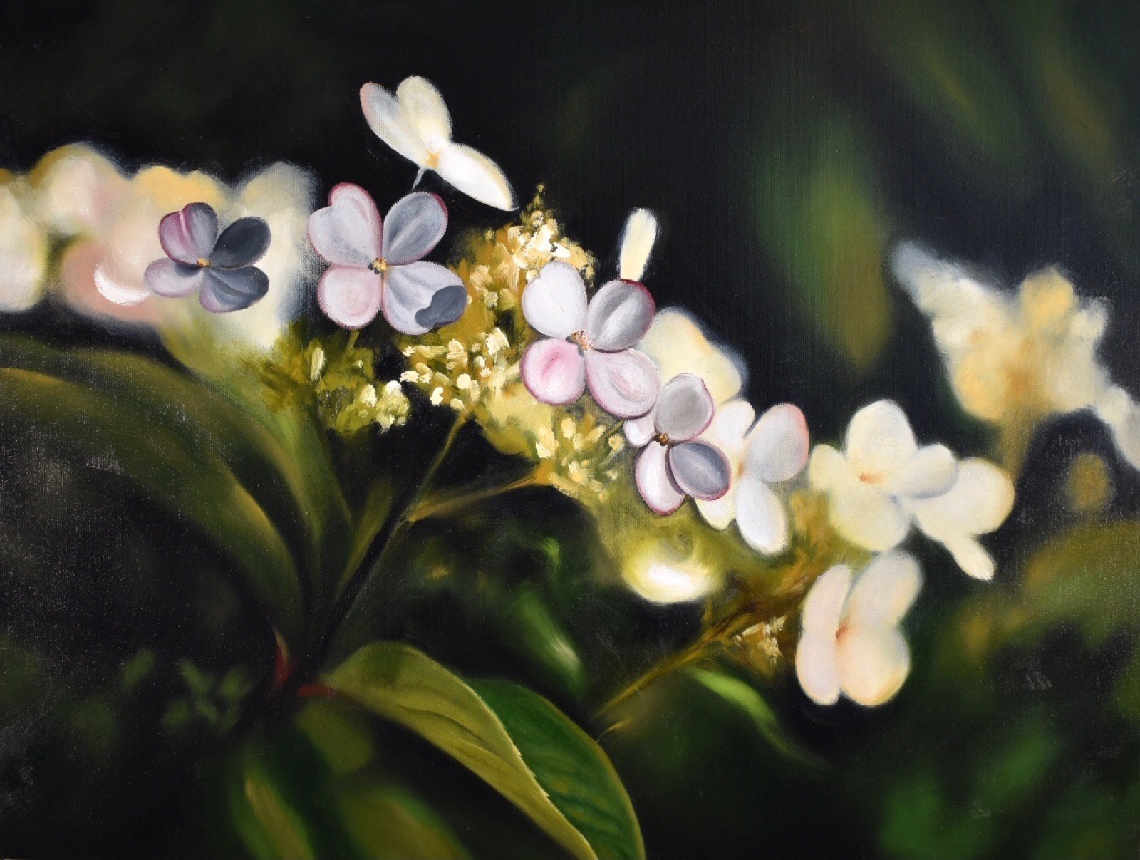 Spring Hydrangea oil painting